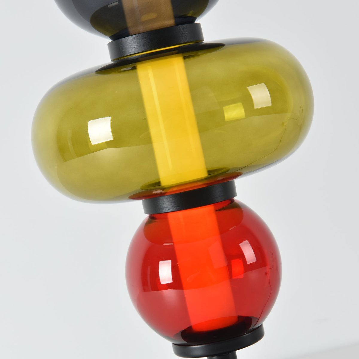 Candied Glass Table Lamp Hand Blown Textured Glass Ambient Light