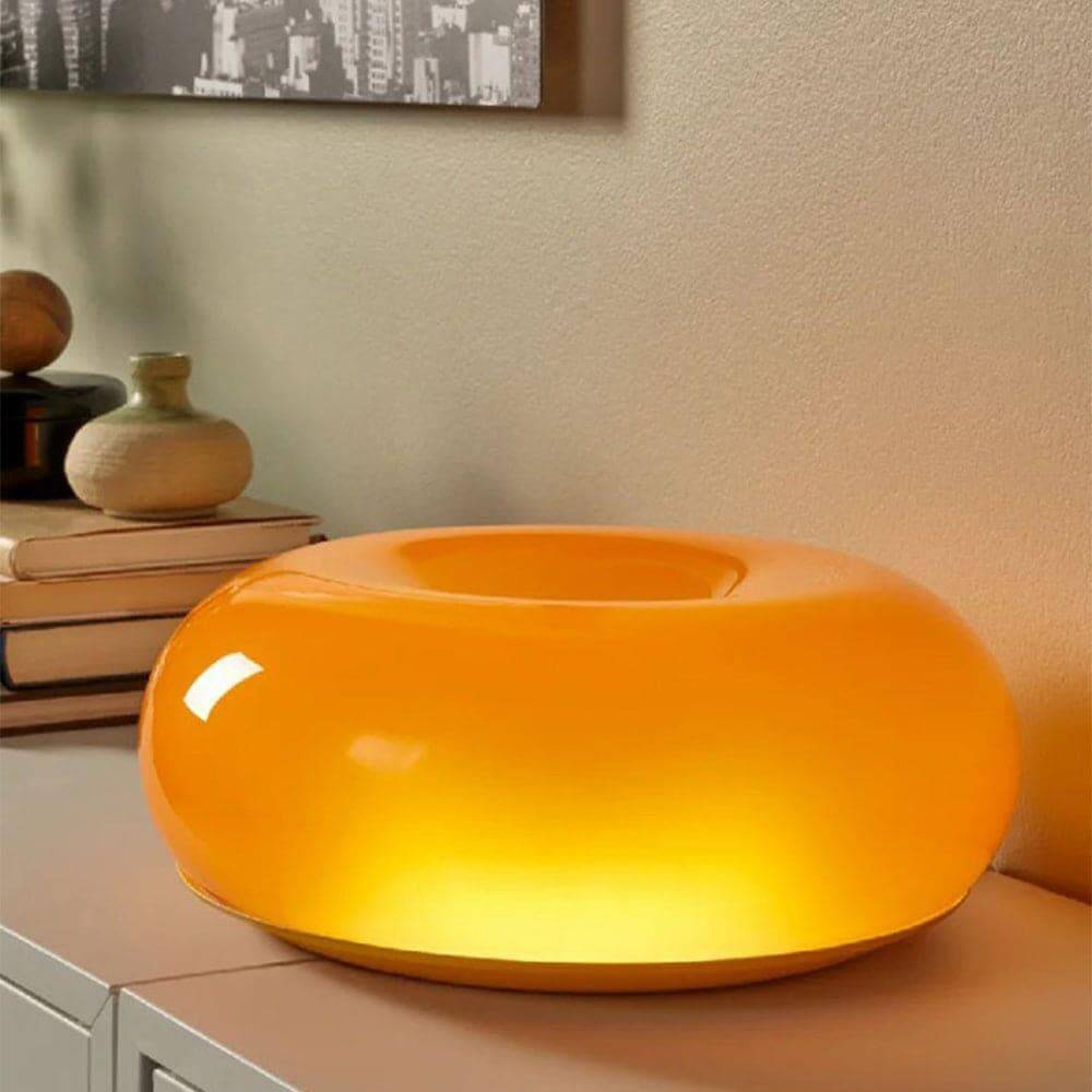 Donut Table Lamp Cordless Rechargeable LED Novelty Accent Light