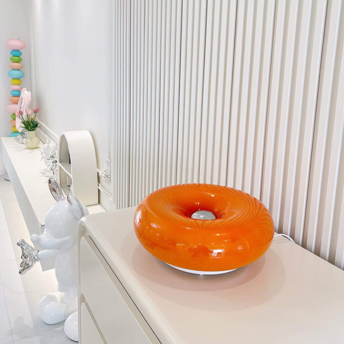 Donut Table Lamp Cordless Rechargeable LED Novelty Accent Light