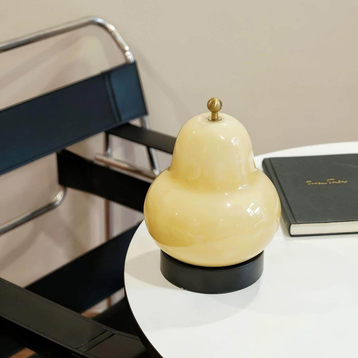 Pear Shaped Cordless Table Lamp Rechargeable Warm LED Accent Light