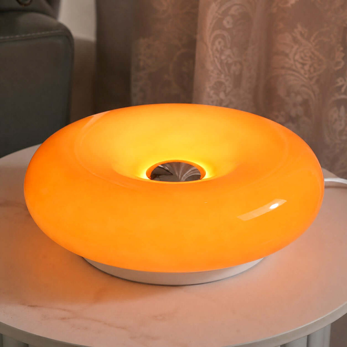 Donut Table Lamp Cordless Rechargeable LED Novelty Accent Light