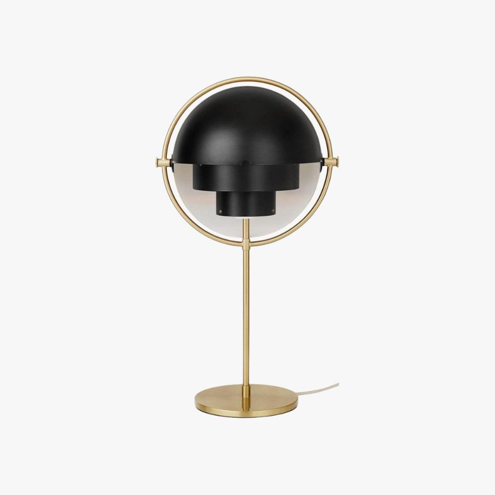 Deformed Ball Table Lamp Sculptural Ceramic Warm LED Accent Light