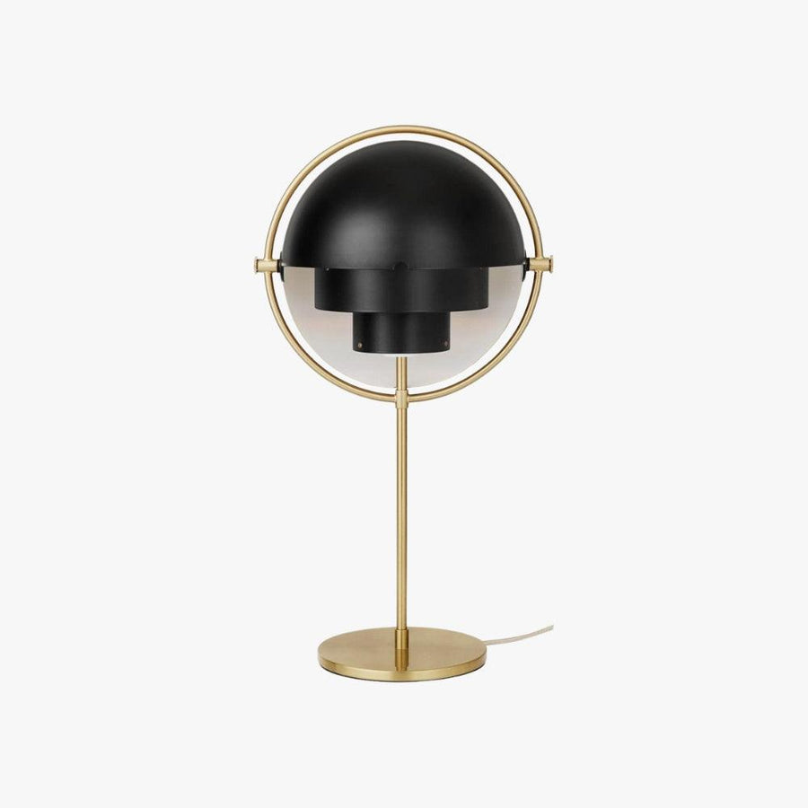 Deformed Ball Table Lamp Sculptural Ceramic Warm LED Accent Light
