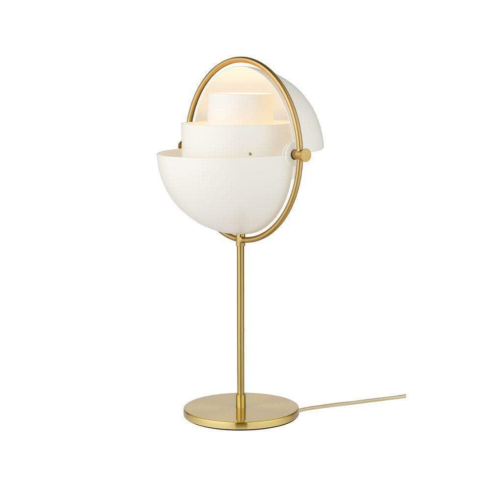 Deformed Ball Table Lamp Sculptural Ceramic Warm LED Accent Light