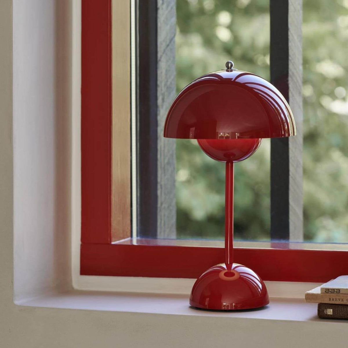 Flowerpot Cordless Rechargeable Table Lamp Dimmable Bedside Light