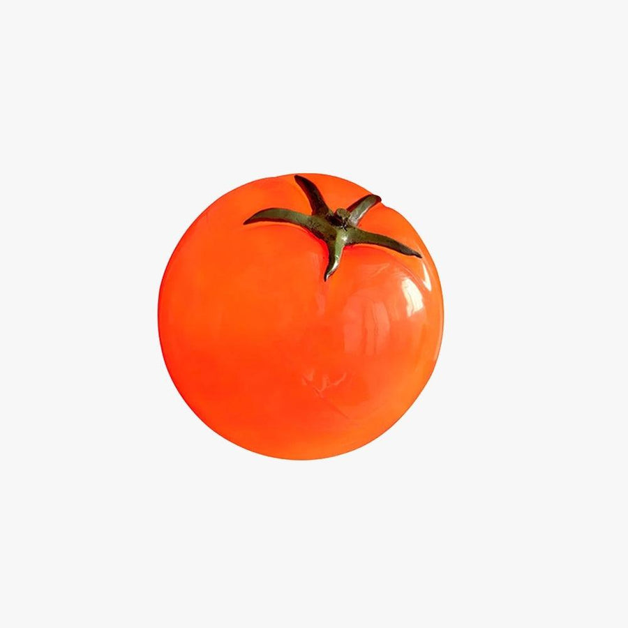Tomato Modern Table Lamp Metal Shade Warm LED Accent Light