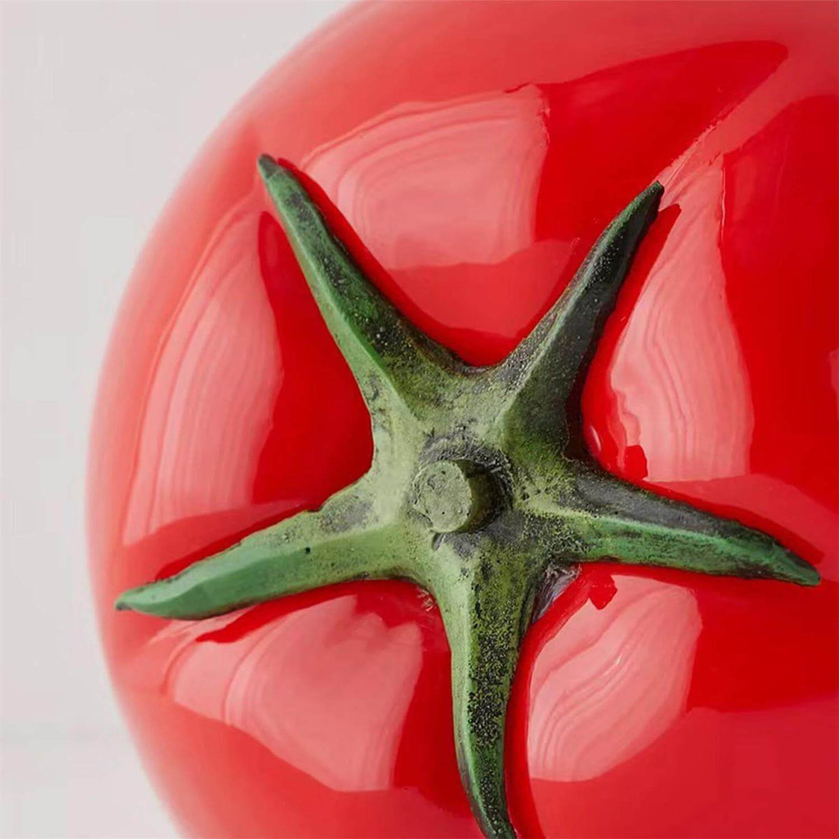 Tomato Modern Table Lamp Metal Shade Warm LED Accent Light