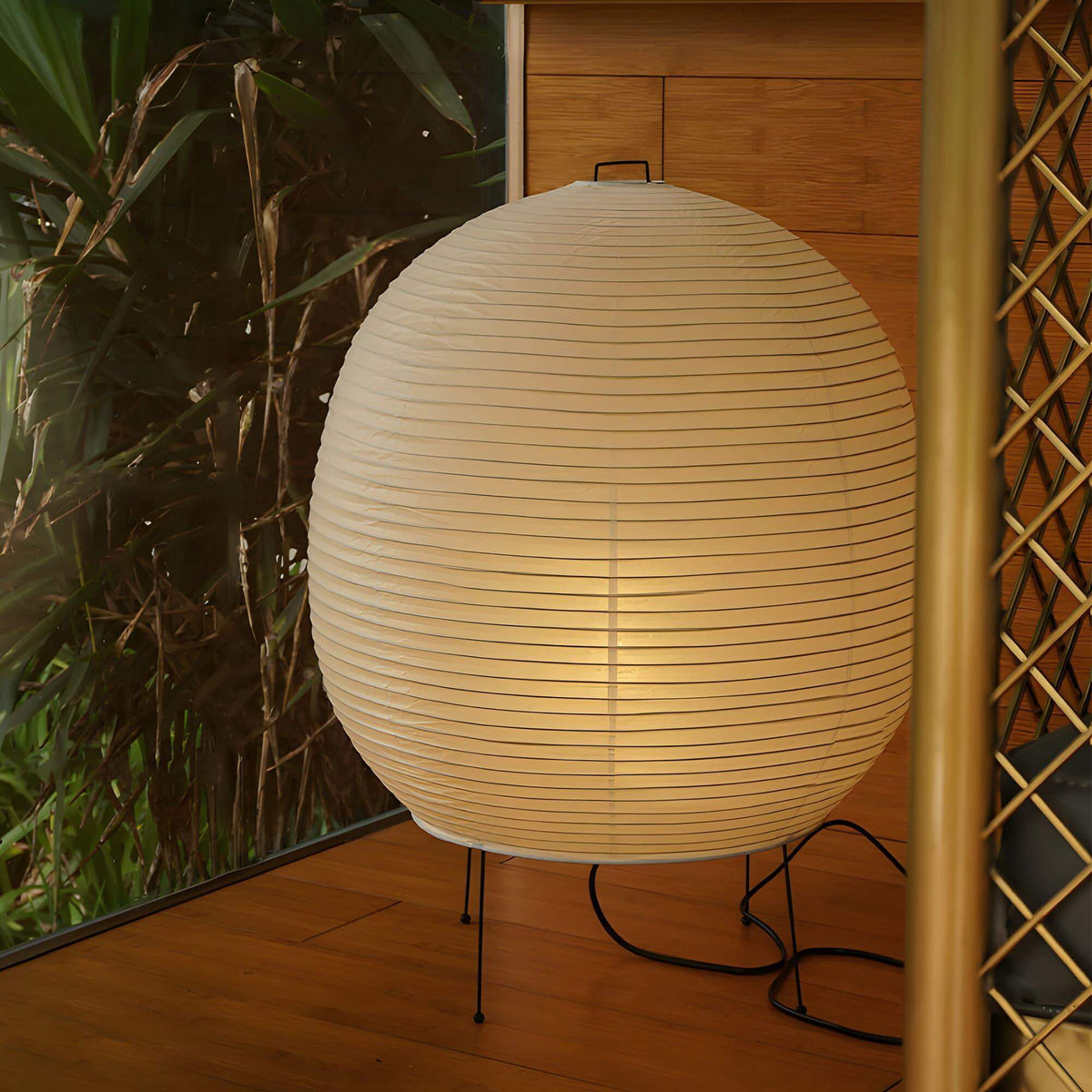 Bonn Washi Paper Table Lamp Rice Paper Shade Warm Ambient Light