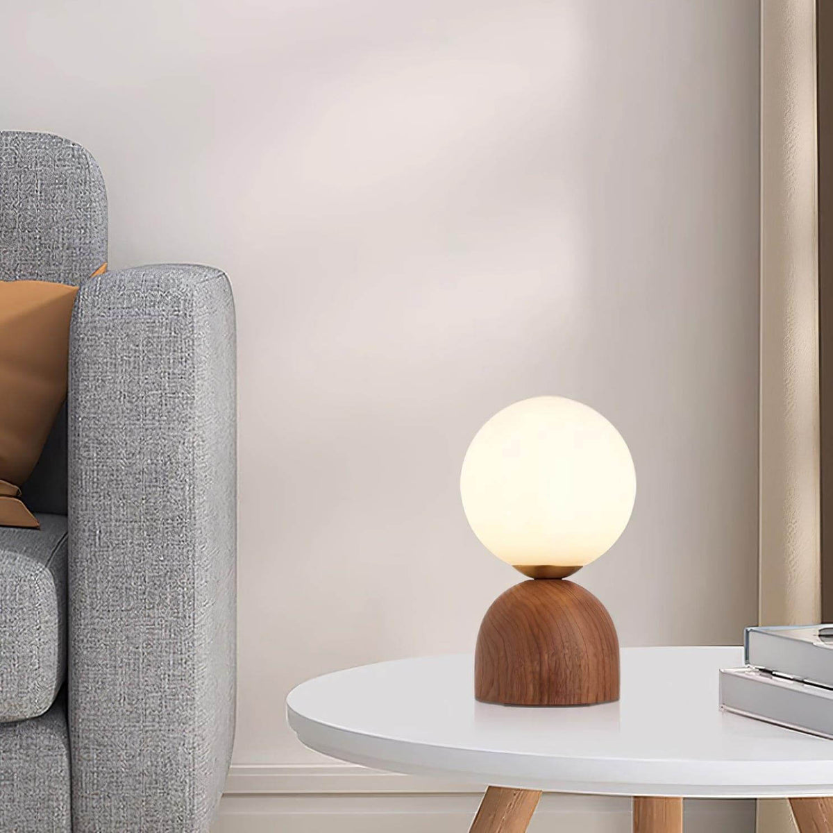 Wood Knuckle Table Lamp Adjustable Wooden Desk Reading Light