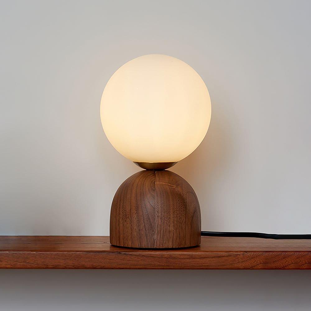 Wood Knuckle Table Lamp Adjustable Wooden Desk Reading Light
