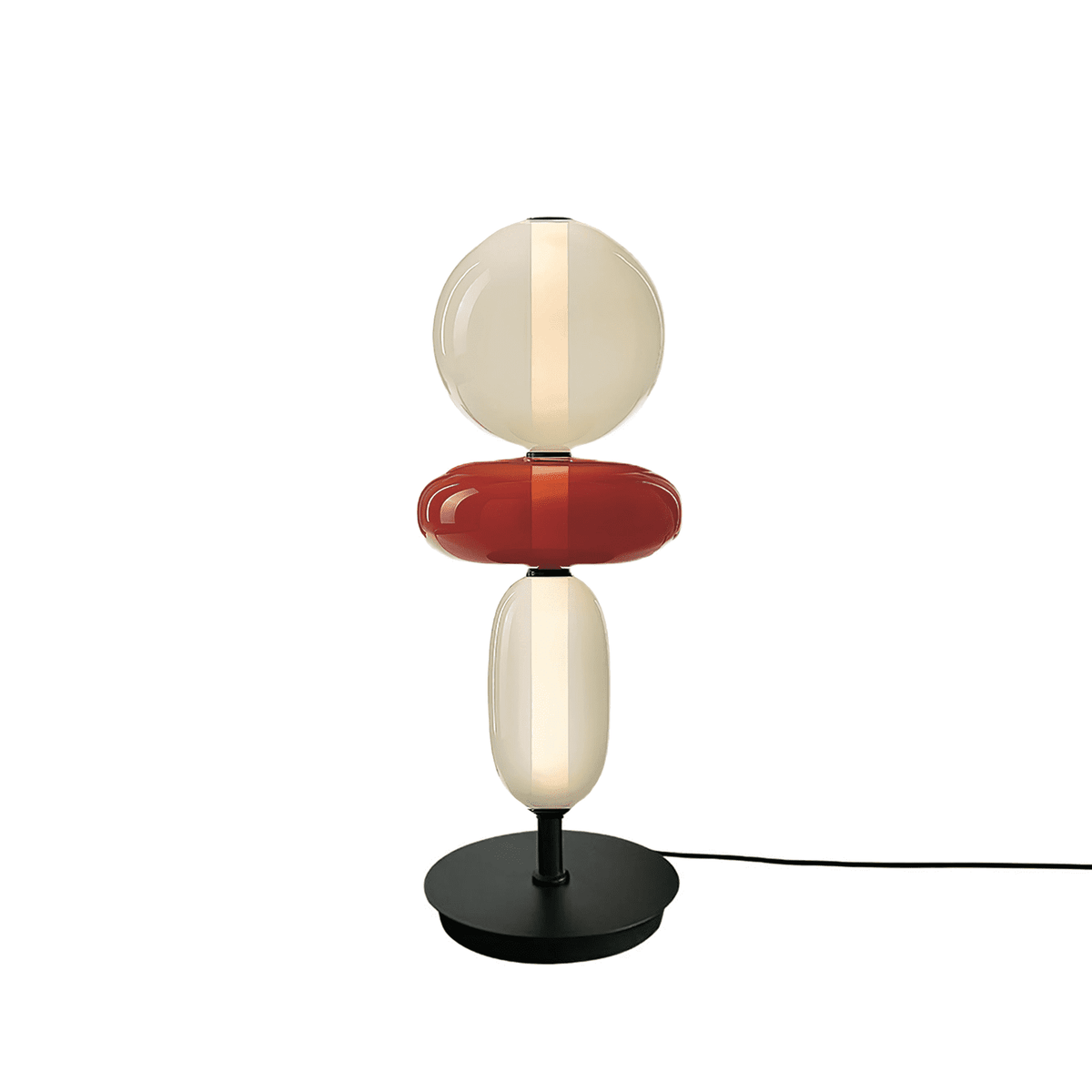 Candied Glass Table Lamp Hand Blown Textured Glass Ambient Light