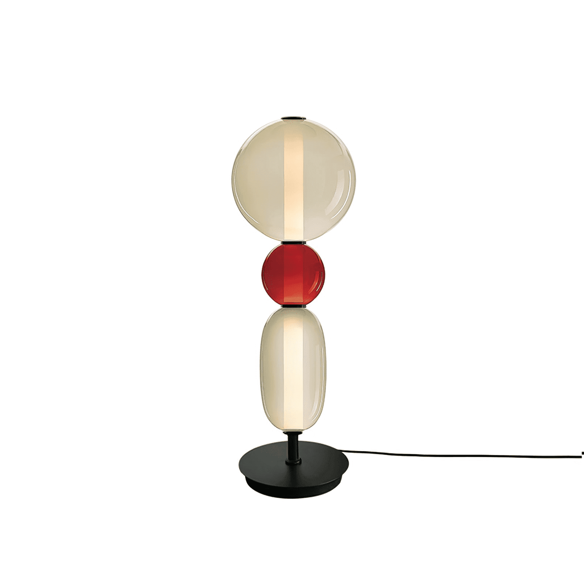 Candied Glass Table Lamp Hand Blown Textured Glass Ambient Light