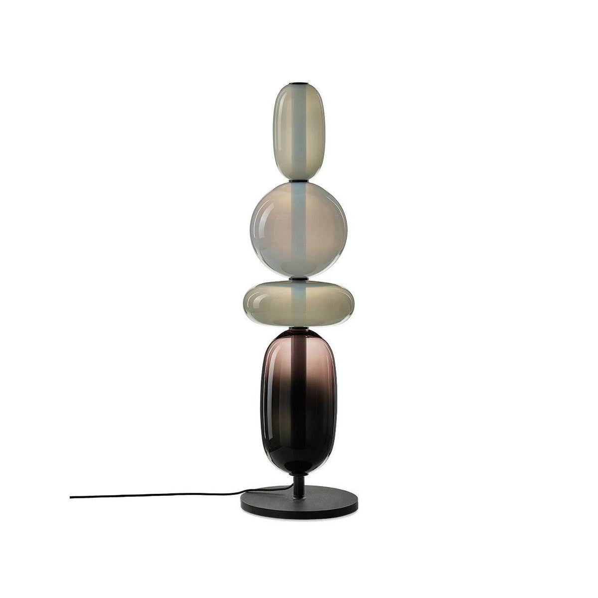 Candied Glass Table Lamp Hand Blown Textured Glass Ambient Light