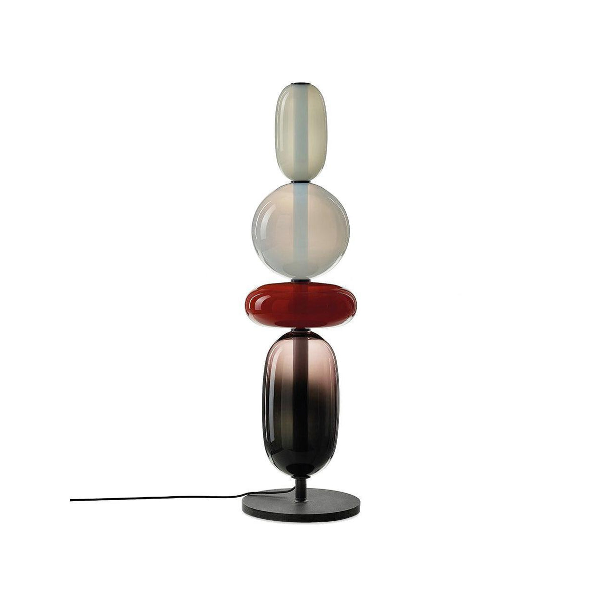 Candied Glass Table Lamp Hand Blown Textured Glass Ambient Light